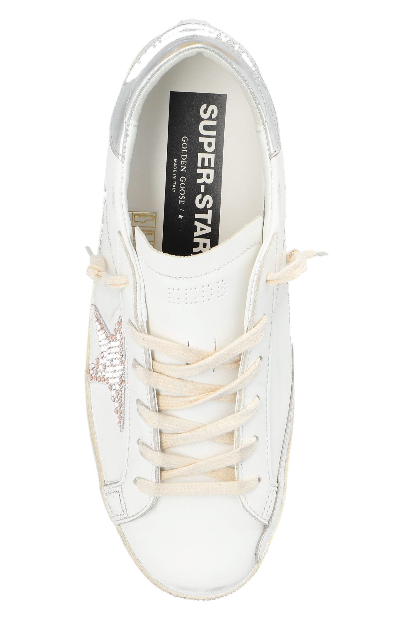 White 'Super Star Classic With List' sneakers Golden Goose